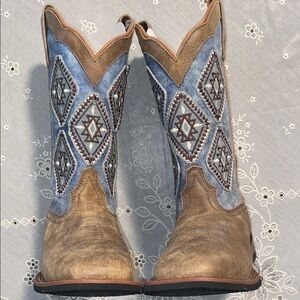 Laredo Women's Western Boots - Brown and Blue